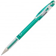 Ручка гелевая Pentel Slicci Metallic "BG 208МD-Х" зеленый металлик, 0,8мм