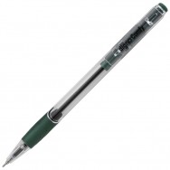 Ручка шариковая Digno COMFY TROP автоматическая, зеленая, масляная, резиновый грип, 0,7мм