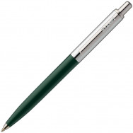 Ручка шариковая LUXOR STAR 1129 синяя, корпус зеленый, хромированный колпачок и отделка, 1,0мм
