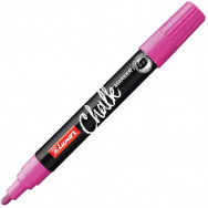 Маркер меловой LUXOR Liquid Chalk Permanent Marker розовый, 1-3мм, 3042