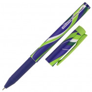 Ручка шариковая VINSON А2 VIVID LINE синяя, масляная, корпус ассорти, 0.7мм