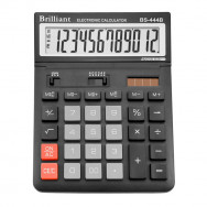 Калькулятор настольный 12р Brilliant BS-444B профес., с поворотным дисплеем, 147х198х27(53)