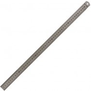 Линейка металлическая  50 см BuroMax 5810-50 двухсторонняя, 2шкалы, нержавеющая сталь, блистер